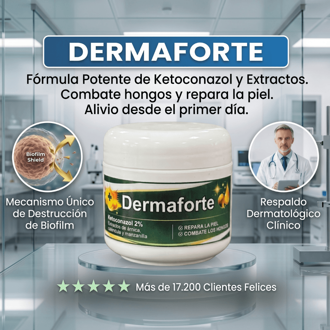 DermaForte: Erradica hongos y alivia la picazón severa
