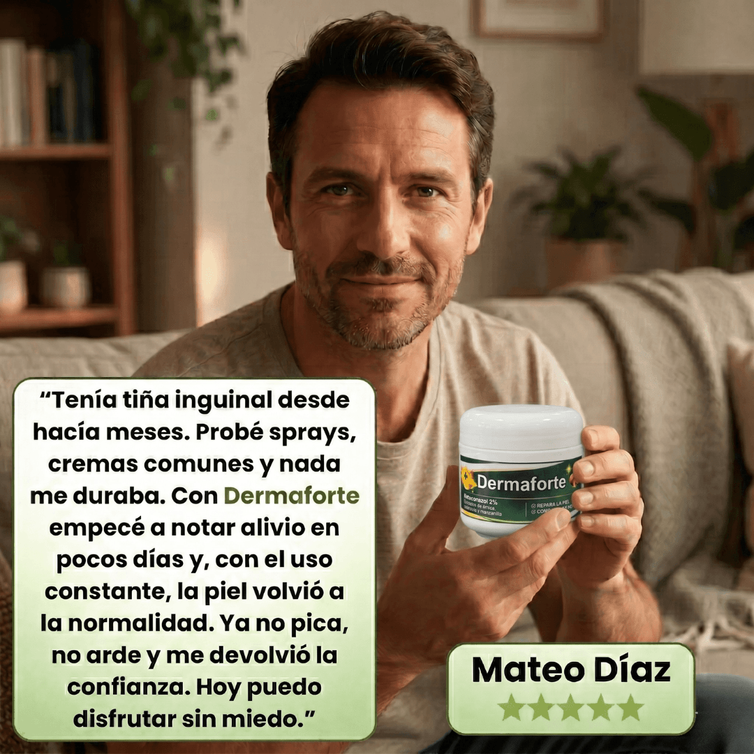 DermaForte: Erradica hongos y alivia la picazón severa